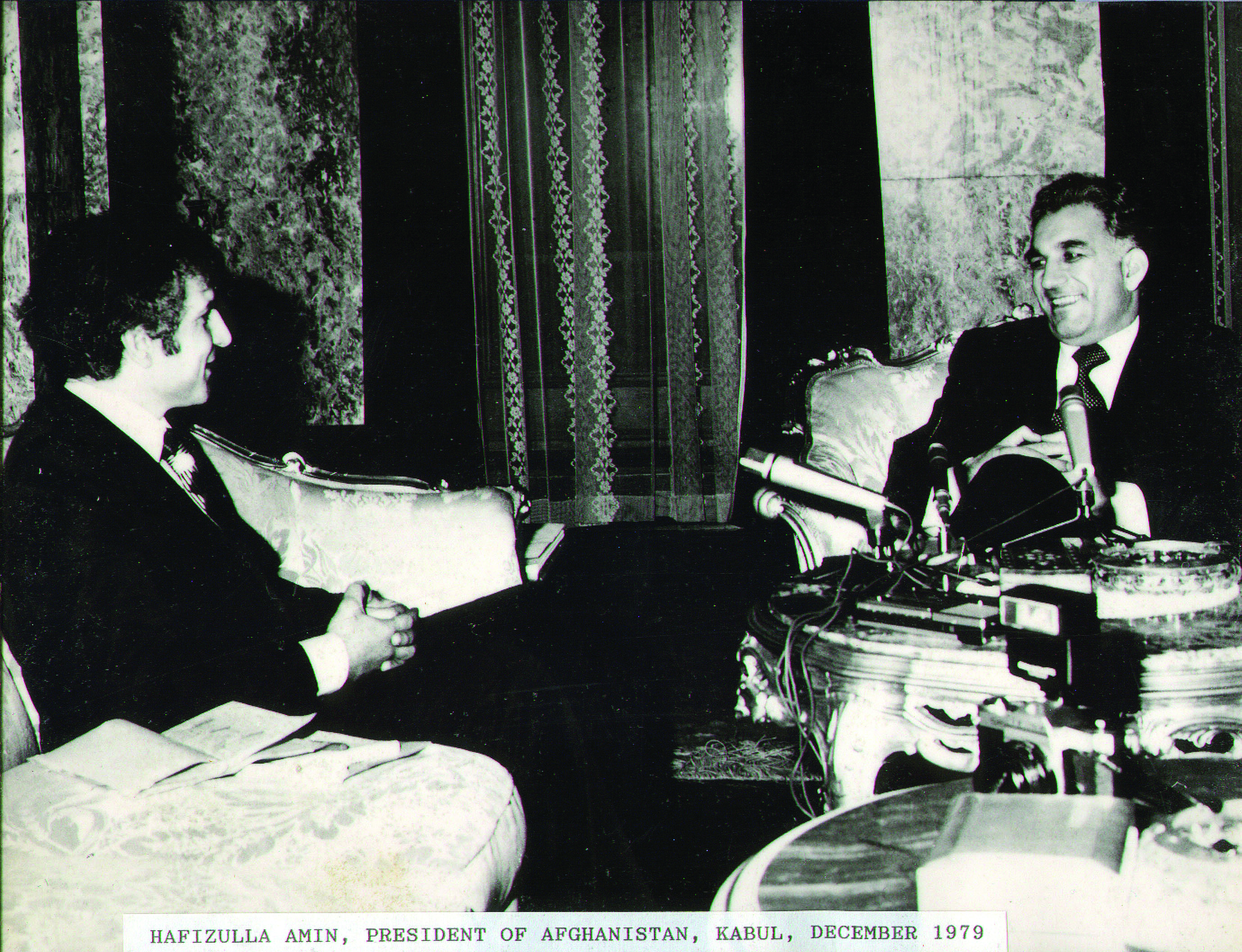 Hafzullah Amin (right) and Adel Bishtawi (left)
